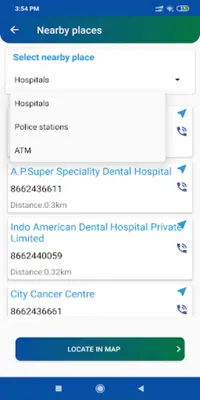 Disha SOS android App screenshot 0